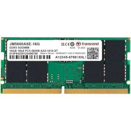 Transcend 16GB JM DDR5 5600 SO-DIMM 1Rx8 2Gx8 CL46 1.1V