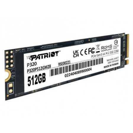 Patriot SSD P320 R3000/W2200, 512GB, M.2 NVMe