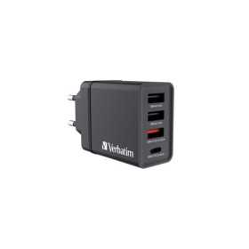 Verbatim 30W zidni punjač, 3×USB-A/1×USB-C