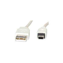 Roline VALUE USB2.0 kabel TIP A(M) na Mini 5-pin (M), 1.8m