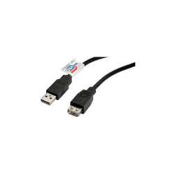 USB2.0 kabel TIP A-A M/F, 3.0m, bež (produžni)