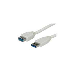 Roline VALUE USB3.0 kabel TIP A-A M/F, 1.8m, bijeli (produžni)