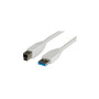 Roline VALUE USB3.0 kabel TIP A-B M/M, 3.0m, bijeli