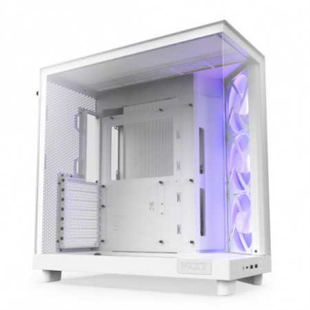 NZXT H6 Flow RGB, bijelo bez napajanja, ATX