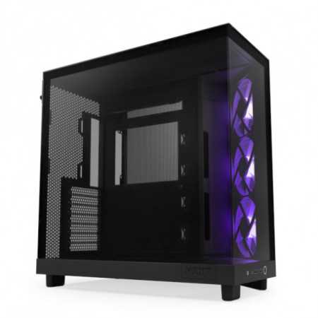 NZXT H6 Flow RGB, crno bez napajanja, ATX