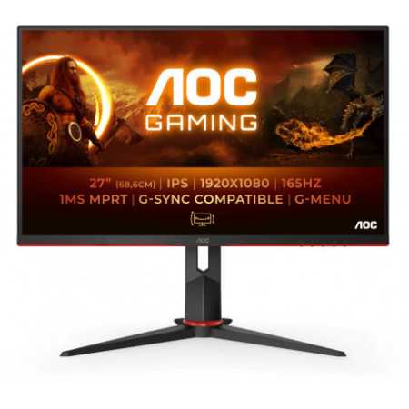 Monitor AOC 27G2SPU 68,6 cm (27") FHD IPS LED 1ms G-Sync 165 Hz