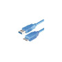 Transmedia USB 3.0 type A plug - Micro USB type B plug, 5,0 m