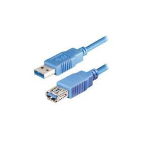 Transmedia USB 3.0 type A plug - USB type A jack 1m