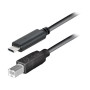 Transmedia USB type C plug - USB 2.0 B plug 2,0m