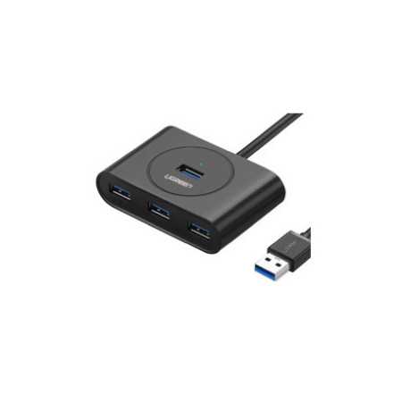 UGREEN USB Hub, USB 3.0 A, 4-portni, crni, 1m