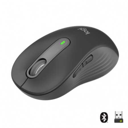 Logitech Signature M650 L Wireless, Mouse (graphite, size L, Chromebook certified)