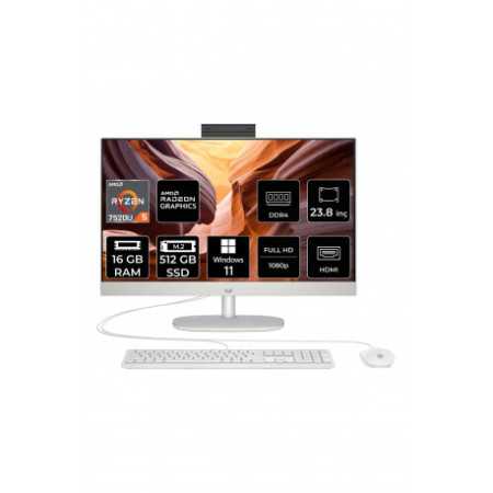 Računalo HP ProOne 245 G10 AiO / AMD Ryzen™ 5 / RAM 16 GB / SSD Pogon