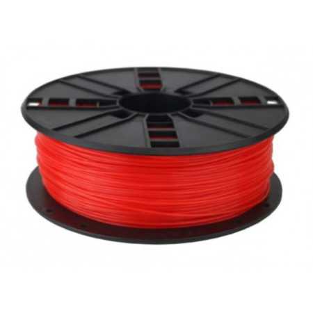 Gembird PLA filament for 3D printer, Fluorescent Red, 1.75 mm, 1 kg