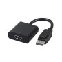 Gembird DisplayPort to HDMI adapter cable, black