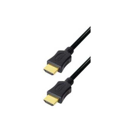 Transmedia High Speed HDMI cable with Ethernet 1m gold plugs, 4K