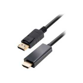 Transmedia DisplayPort plug to HDMI plug, K@60Hz, 1,0 m