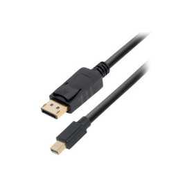 Transmedia DisplayPort plug to Mini DisplayPort plug, 1,0 m