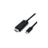 Roline VALUE USB3.1 USB-C - HDMI kabel, M/M, 1.0m