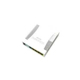 Mikrotik Cloud Smart Switch CSS106-1G-4P-1S (RB260GSP) 5-port Gigabit PoE-out smart preklopnik sa SFP cage, SwOS, plasti