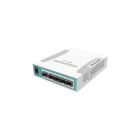 Mikrotik Cloud Router Switch CRS106-1C-5S, QCA8511 400MHz CPU, 128MB RAM, 1×Combo port (Gigabit Ethernet or SFP), 5×SFP