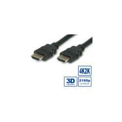 HDMI Ultra HD kabel sa mrežom, M/M, crni, 5.0m