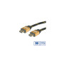 Roline GOLD HDMI kabel sa mrežom, M/M, 2.0m