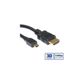 Roline VALUE HDMI kabel sa mrežom, TIP A (M) - TIP D (M) (micro), 2.0m