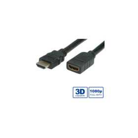 Roline VALUE HDMI produžni kabel sa mrežom, HDMI M - HDMI F, 3.0m