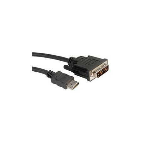 Roline DVI kabel, DVI-D (18+1) M na HDMI M, 2.0m