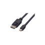 Roline DisplayPort kabel v1.1, DP - Mini DP, M/M, 5.0m, crni