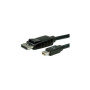 Roline VALUE DisplayPort kabel, DP - Mini DP, M/M, 1.0m, crni