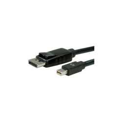 Roline VALUE DisplayPort kabel, DP M na mini DP M, 1.0m