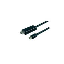 Roline VALUE mini DisplayPort kabel, mini DP M na UHDTV M, 1.0m