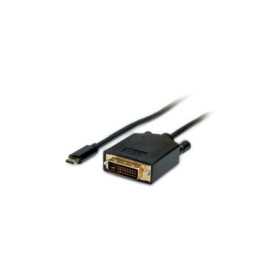 Roline VALUE USB-C - DVI kabel, M/M, 1.0m, crni