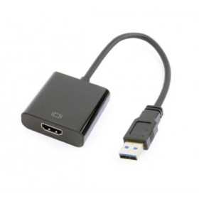 Gembird USB to HDMI display adapter, black