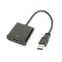 Gembird USB to HDMI display adapter, black