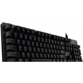 LOGITECH G512 CARBON LIGHTSYNC RGB Mechanical Gaming Keyboard with GX Brown switches-CARBON-US INT'L