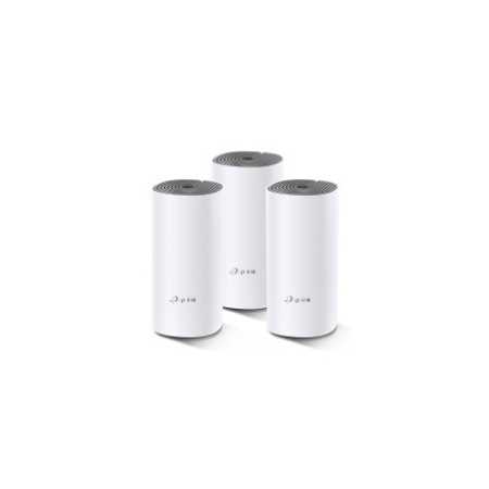 TP-Link AC1200 Deco E4 (3 pack) Mesh Wi-Fi, Dual-Band 300Mbps/867Mbps (2.4GHz/5GHz), 2×LAN, 2×interna antena, Deco App