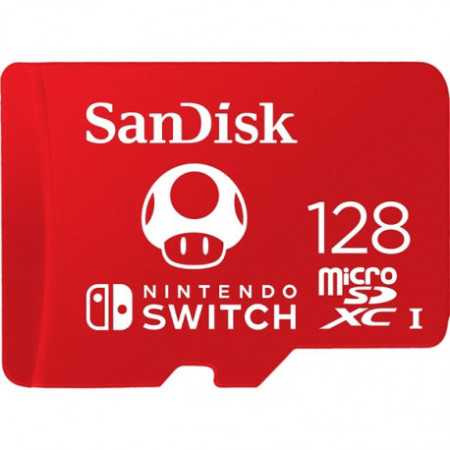 SanDisk Nintendo Switch 128 GB microSDHC, (red, UHS-I U3, V30)