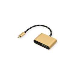 Roline GOLD adapter USB3.1 Type C - VGA/HDMI (M/F)