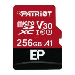 Patriot EP Series 256 GB microSDXC, (red / black, UHS-I U3, A1, Class 10)