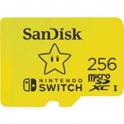 SanDisk Nintendo Switch 256 GB microSDHC, (yellow, UHS-I U3, V30)
