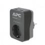 APC SurgeArrest 1 Outlet 2USB Black 230V