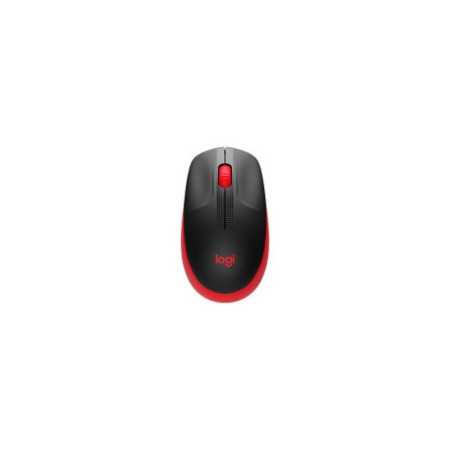 LOGITECH M190 Full-size wireless mouse - RED - 2.4GHZ - EMEA - M190