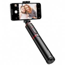 Selfie stick BASEUS SelfieSTAR PRO, Fully Folding (black-red)