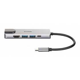 D-LINK USB-C 5-port USB 3.0 hub HDMI