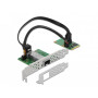 DeLOCK  MiniPCIe I/O PCIe LAN 1xSFP i210, LAN-Adapter