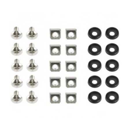 Gembird 19'' rack mounting set (bolt, nut, washer), 10 pcs set