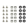 Gembird 19'' rack mounting set (bolt, nut, washer), 10 pcs set