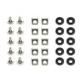 Gembird 19'' rack mounting set (bolt, nut, washer), 50 pcs set